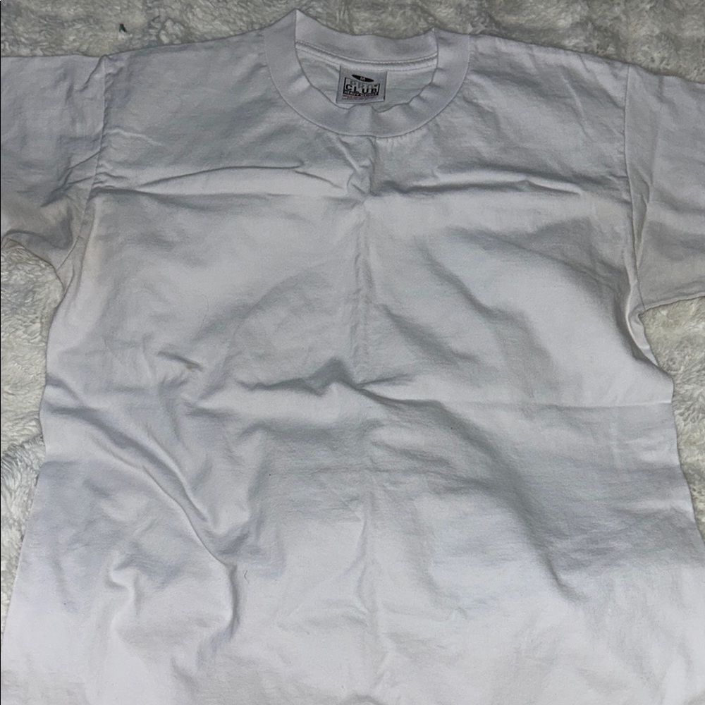 Classic White Short Sleeve Men's Tee